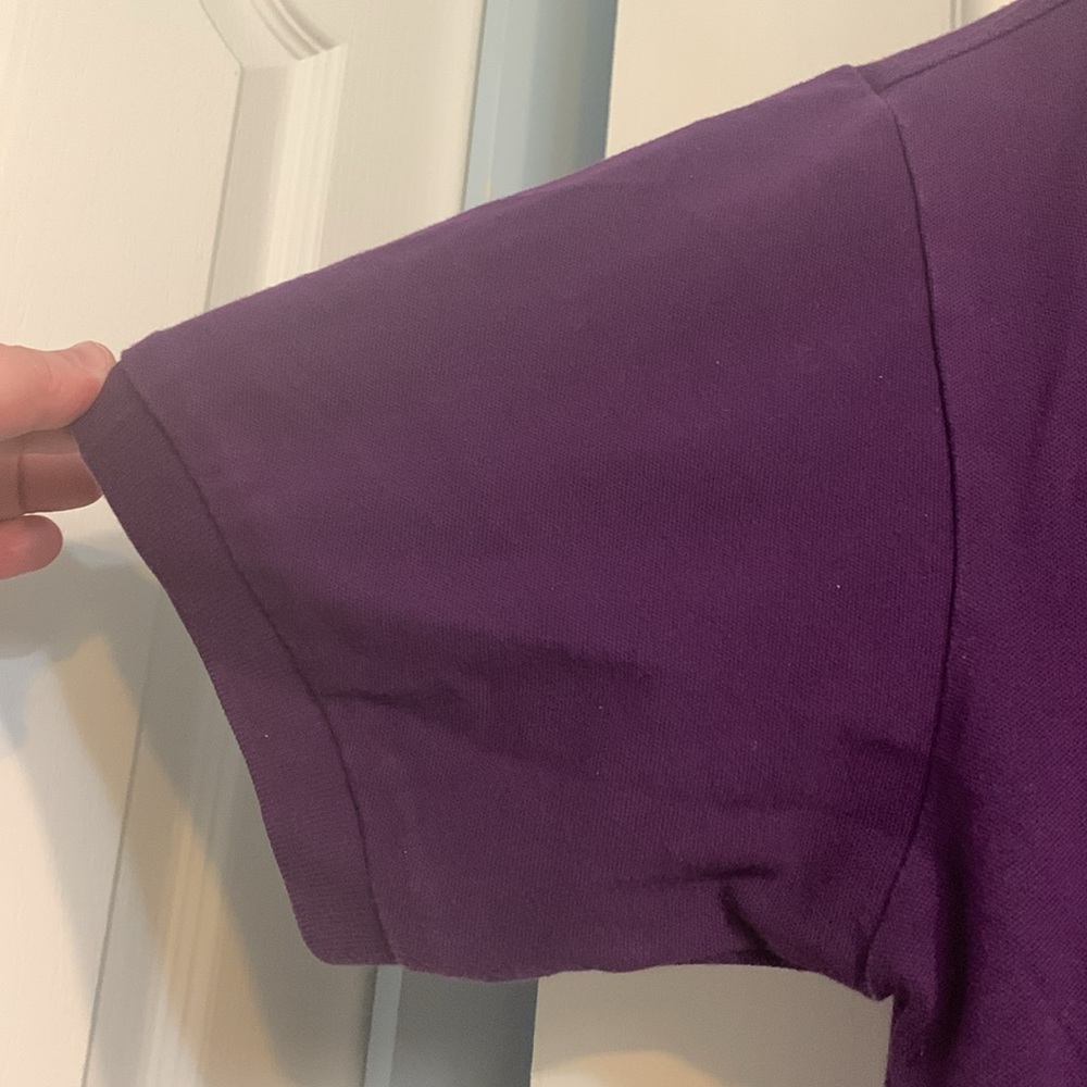 Purple Lacoste Polo Shirt - Picture 7 of 8